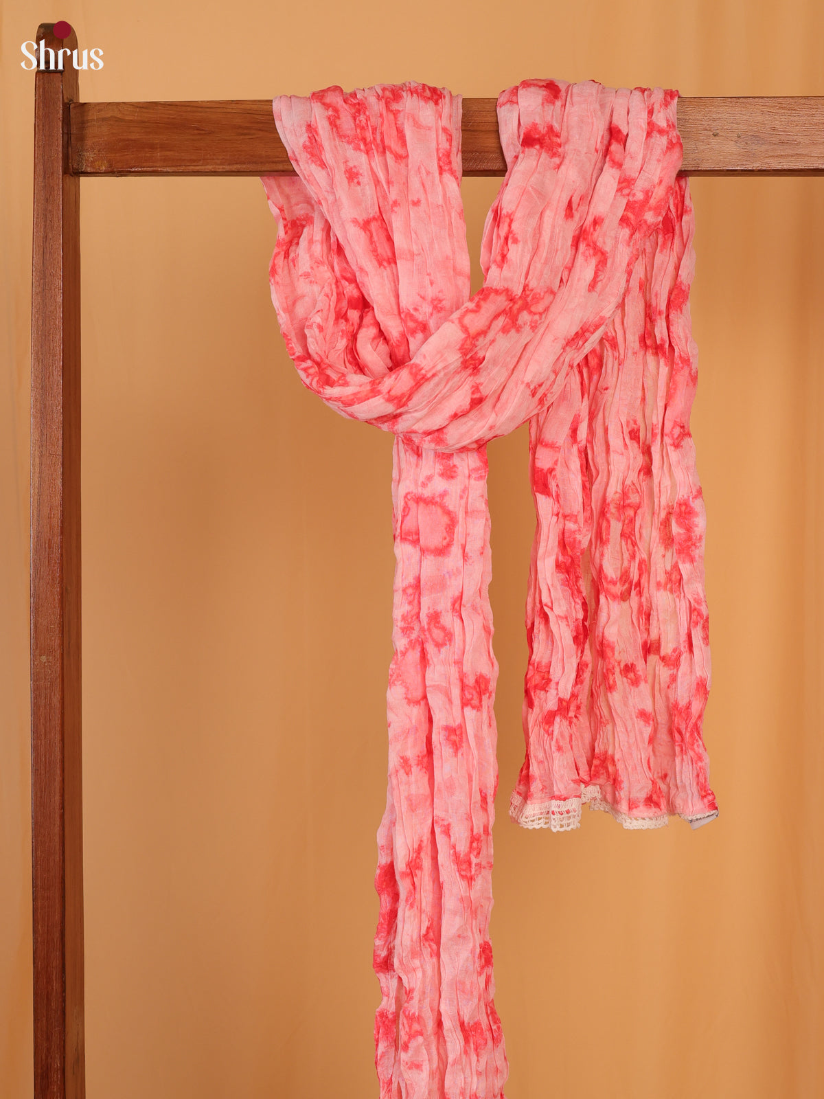 Pink Sehbori Cotton Dupatta