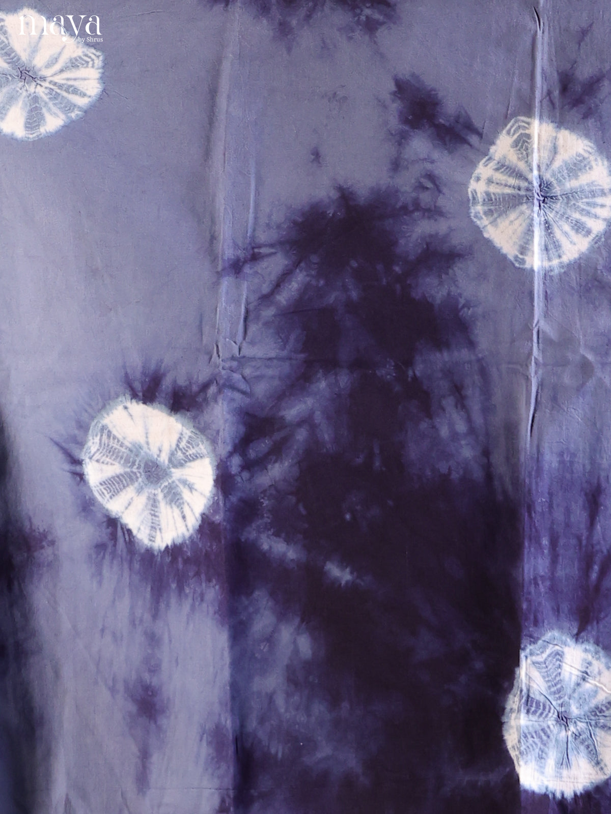 Lite & Dark Blue - Shibori Salwar