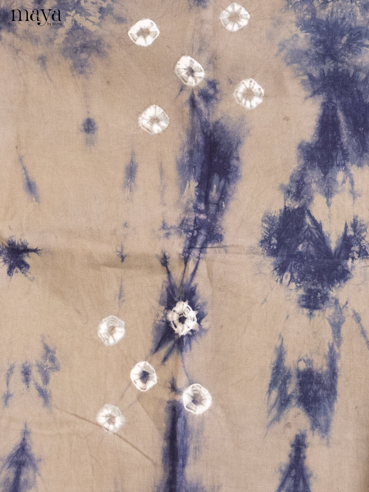Grey & Blue - Shibori Salwar