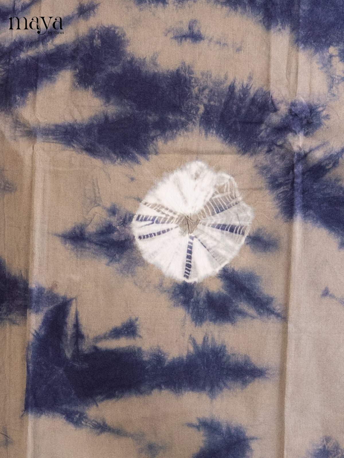 Grey & Blue - Shibori Salwar