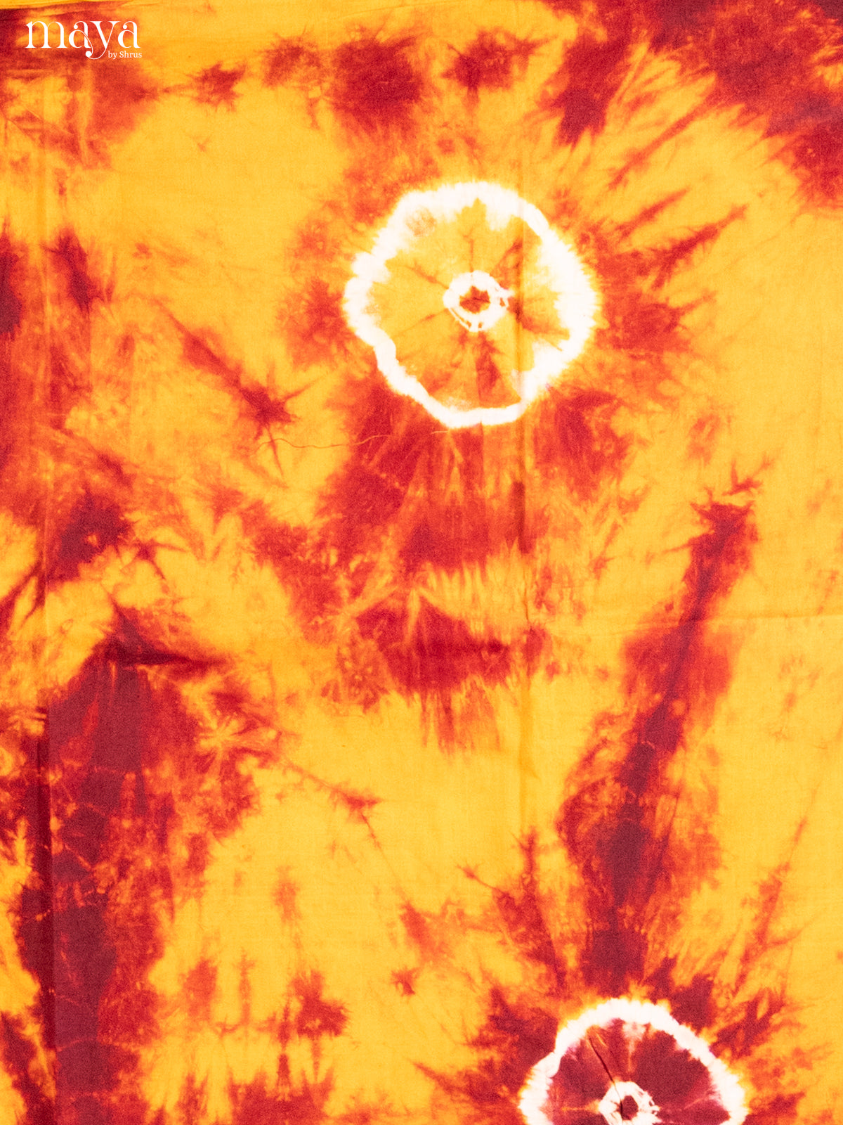 Yellow & Maroon- Shibori Salwar