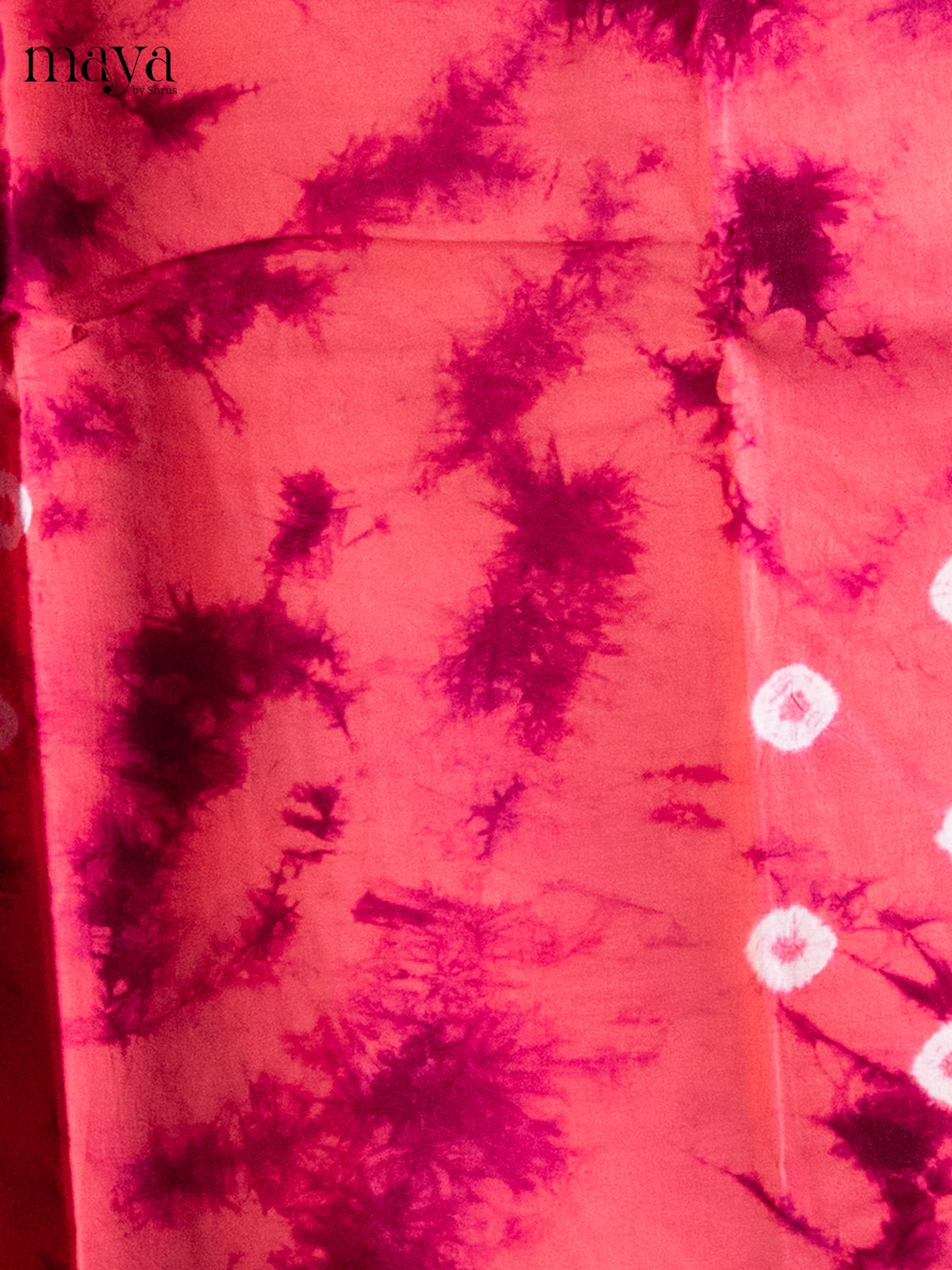 Pink & Maroon - Shibori Salwar
