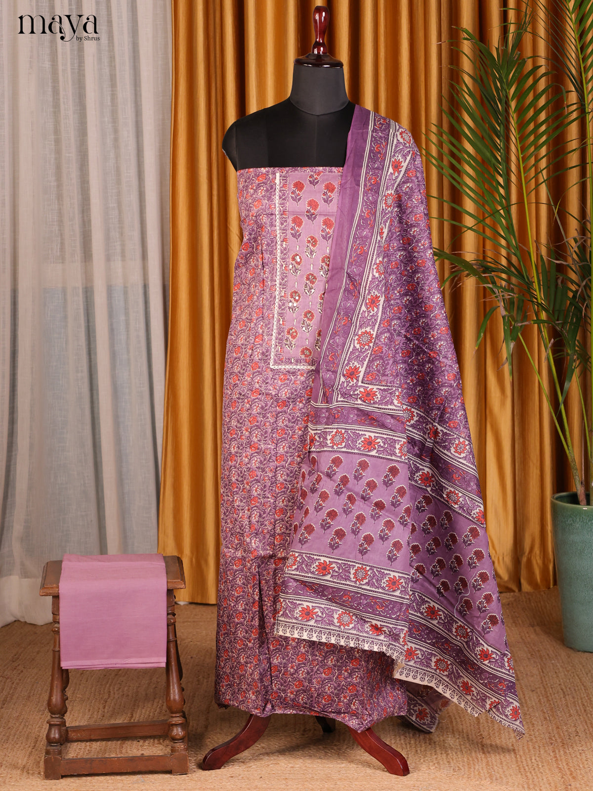Lilac - Cotton salwar