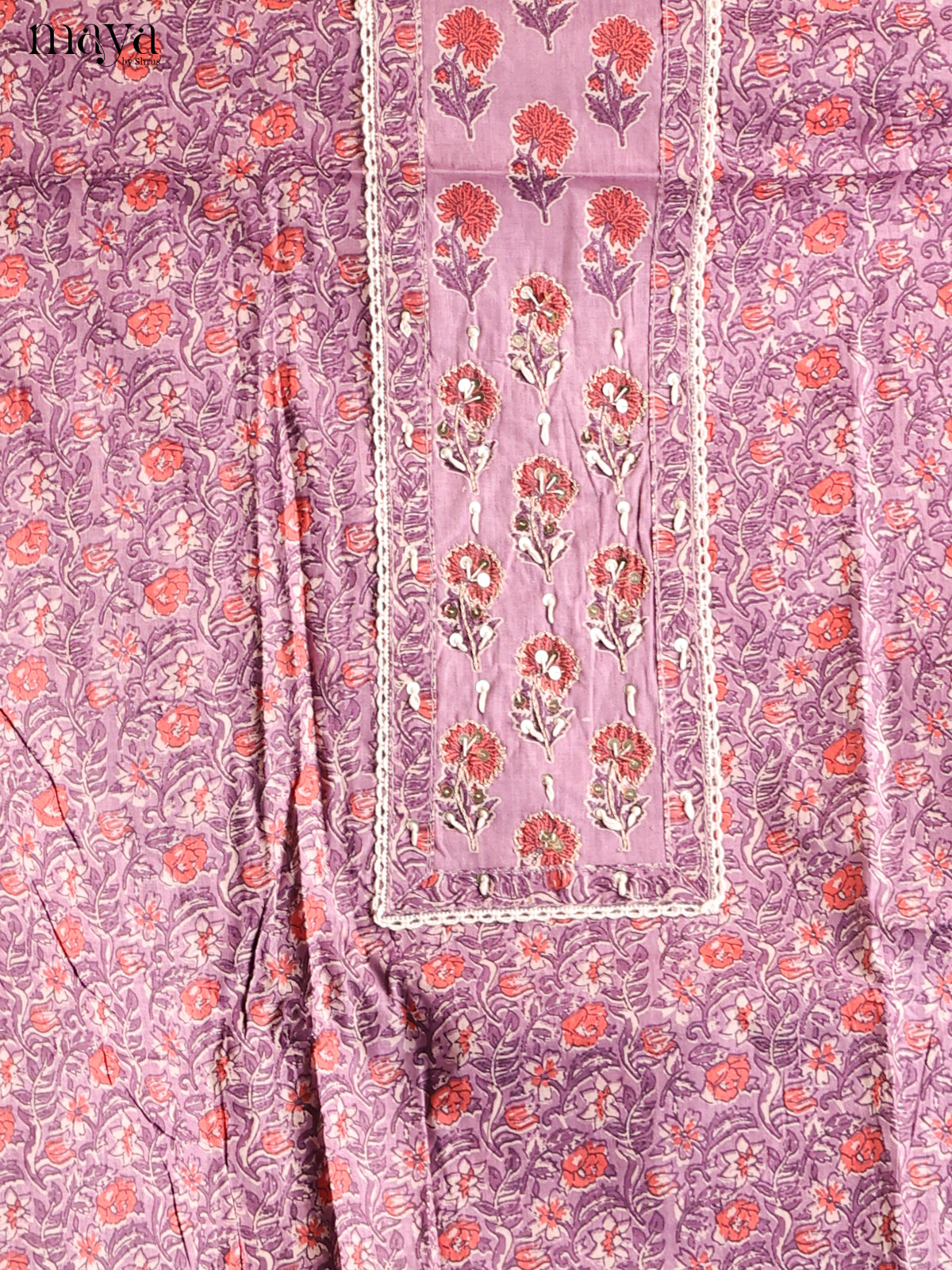Lilac - Cotton salwar