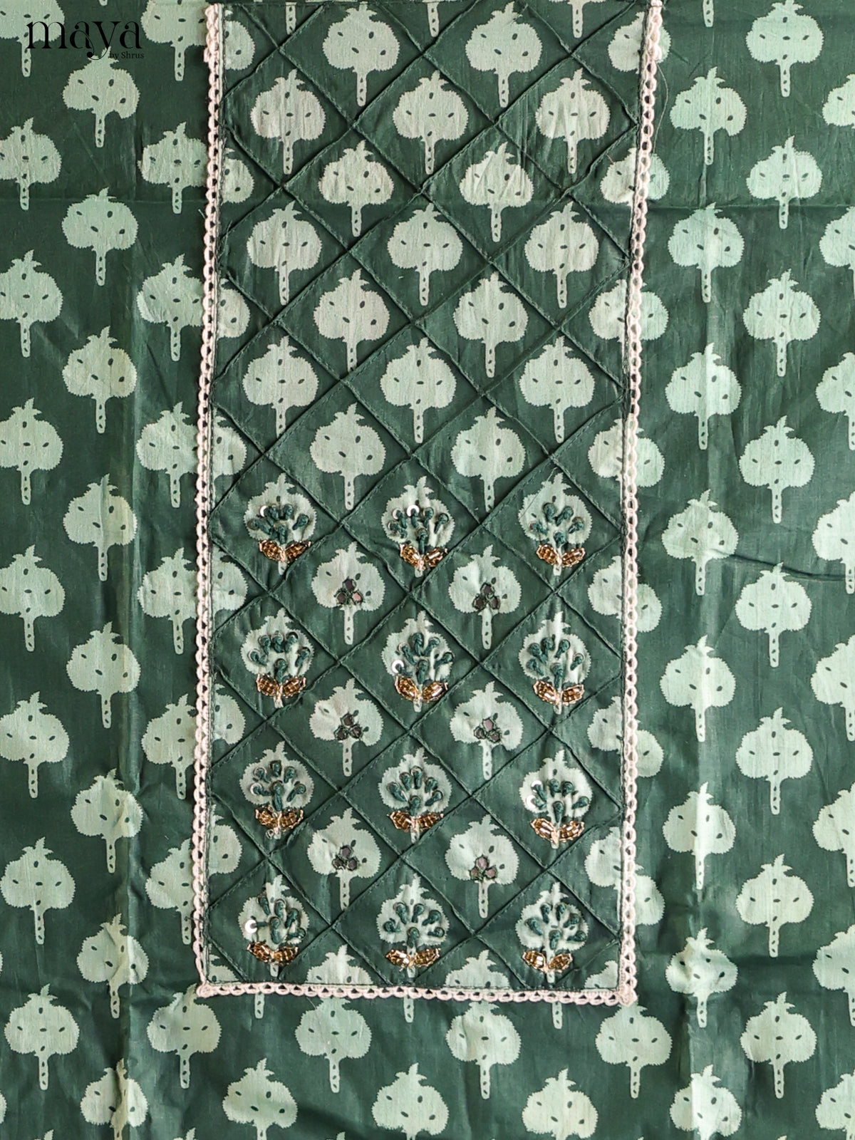 Green - Cotton salwar