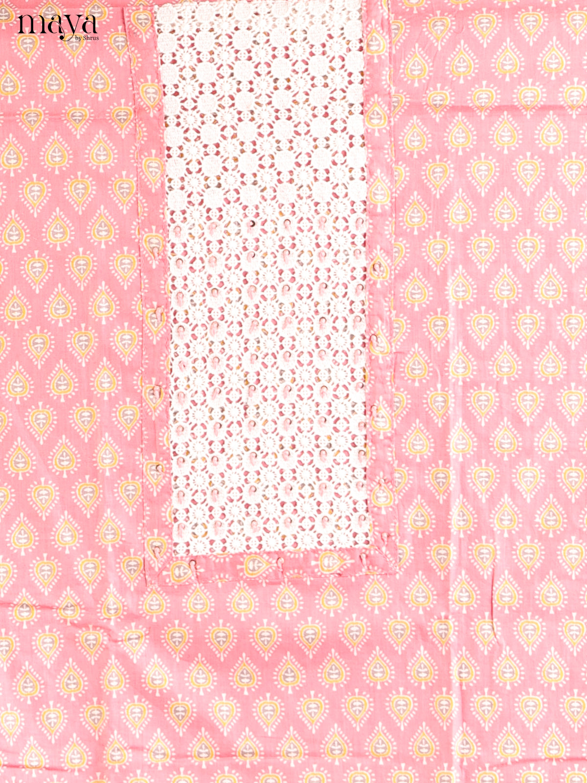 Pink & Cream - Cotton salwar