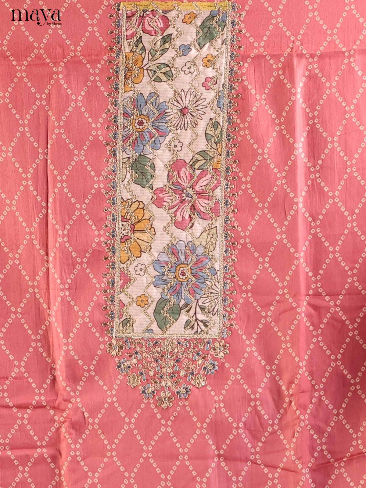 Pink & Cream - Cotton salwar