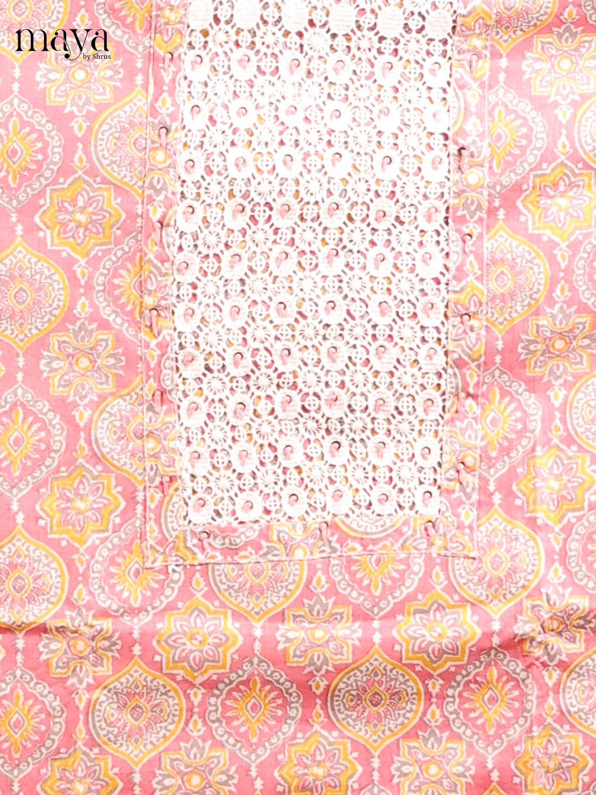 Pink & Cream - MDD21022 - Cotton salwar