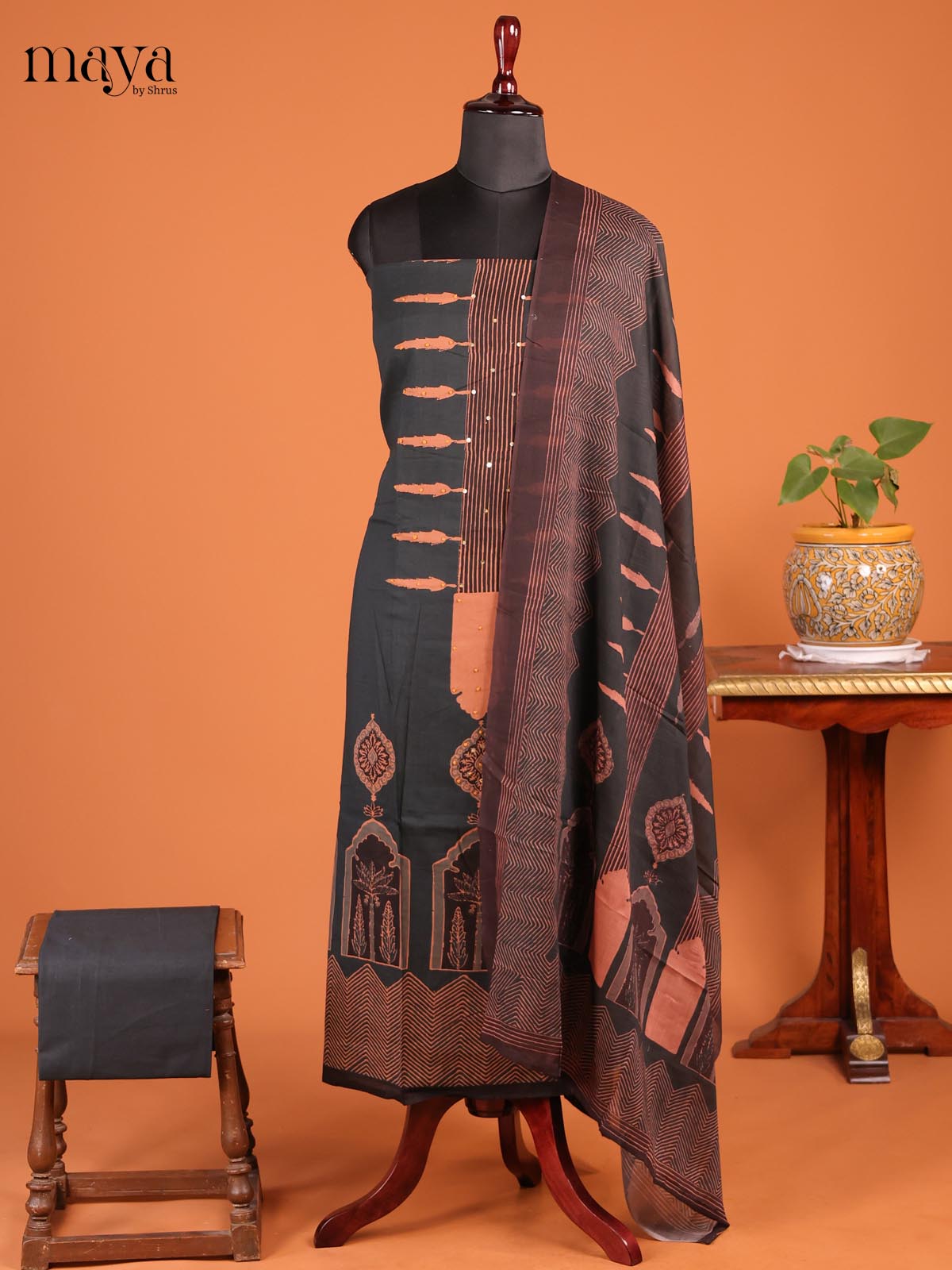 Dark Green - MDD21032 - Cotton salwar