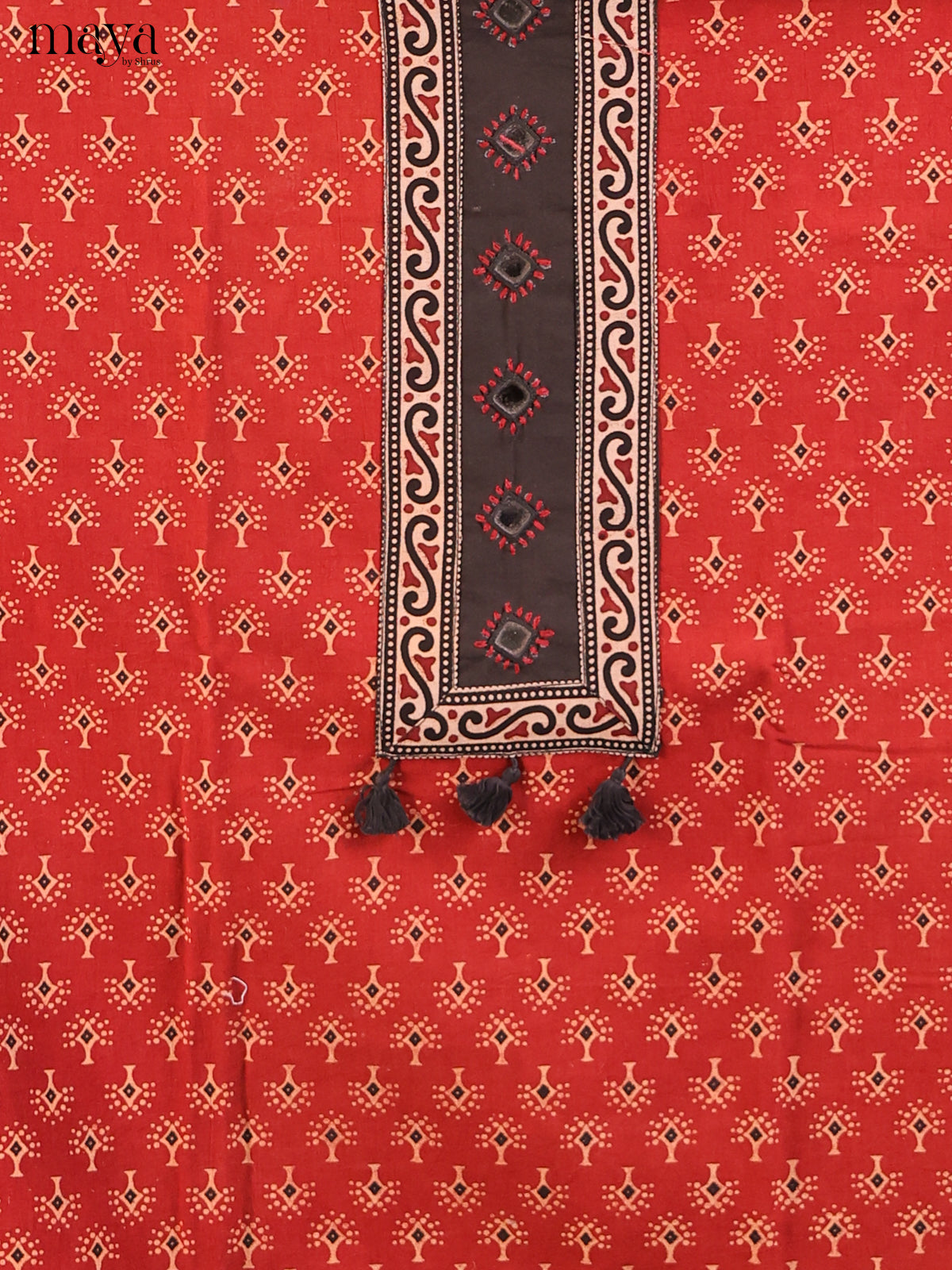 Red & Black - Ajrakh Salwar