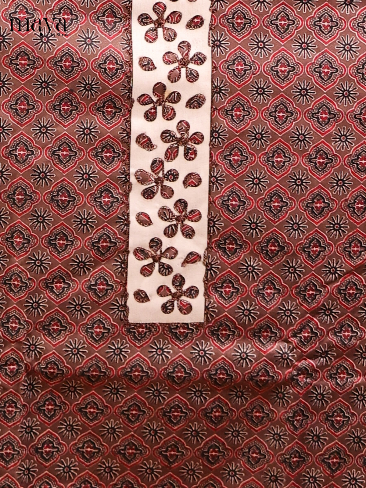 Brown & Cream - MDD21040 - Cotton salwar