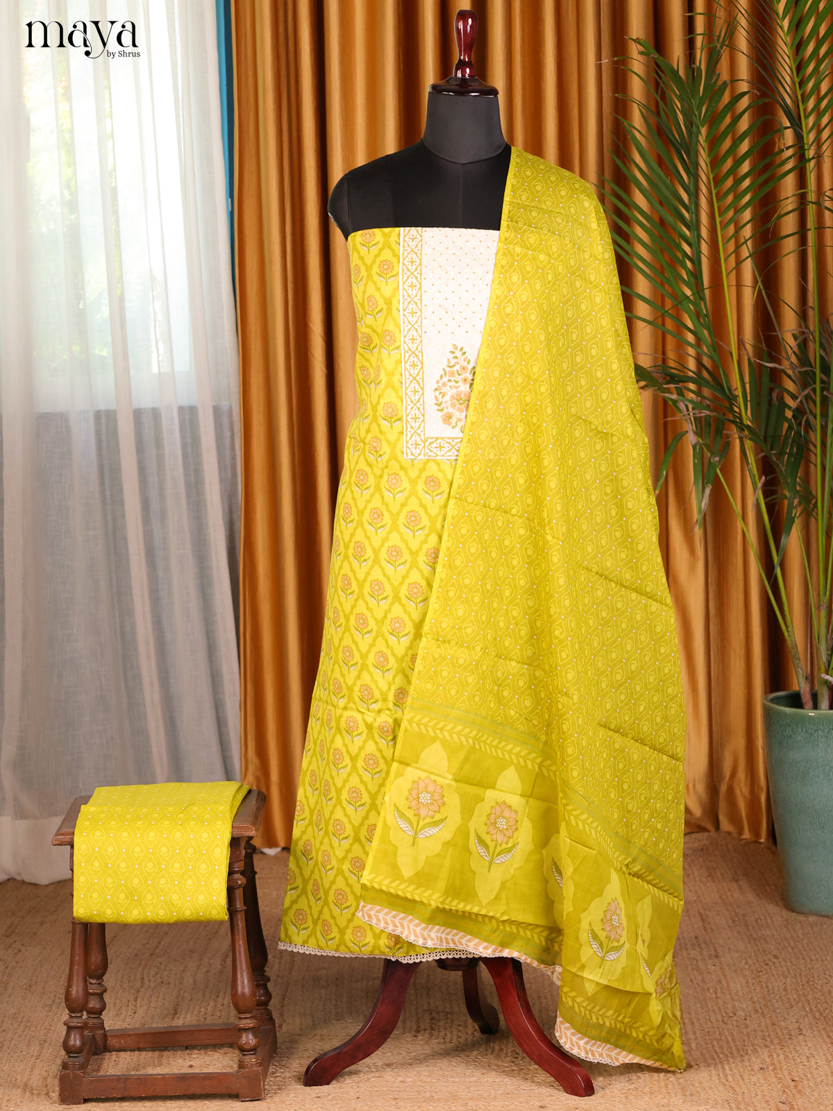 Yellow - Cotton salwar