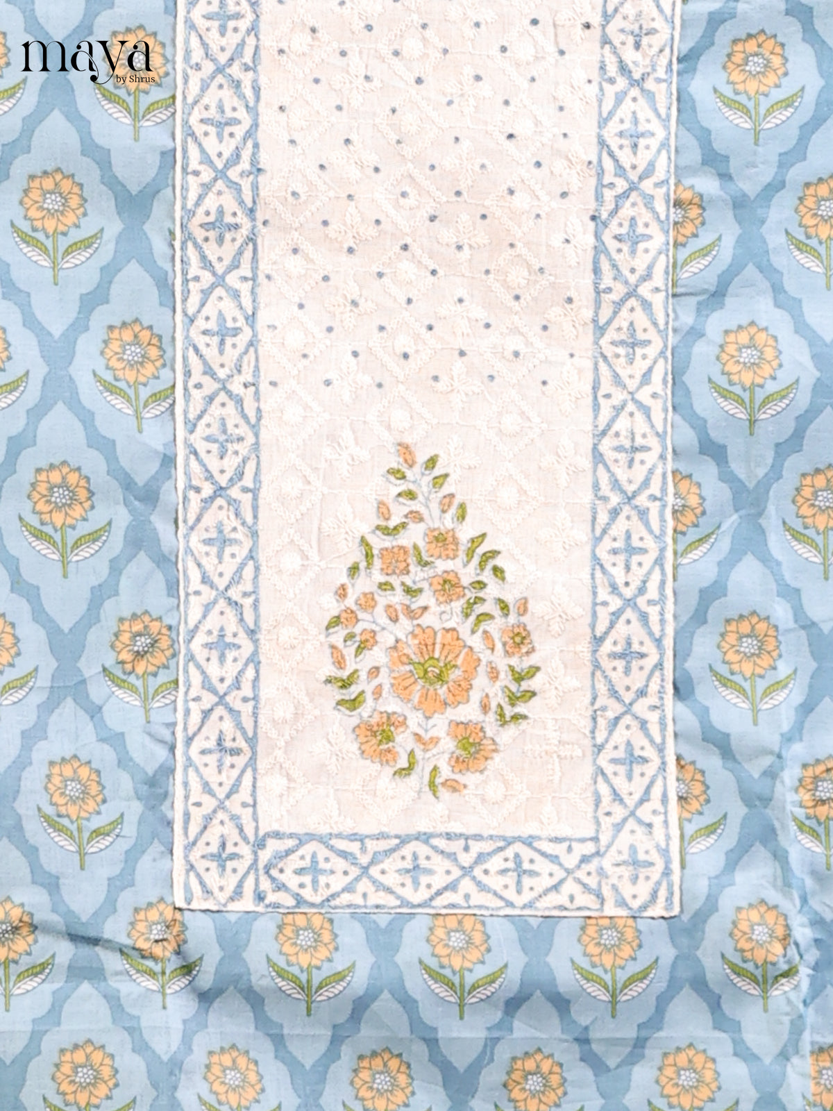 Blue - MDD21053 - Cotton salwar