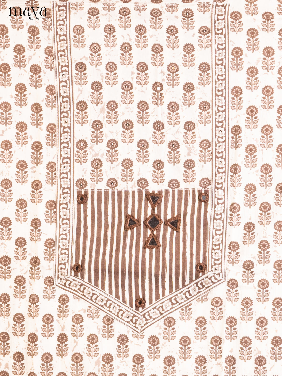 Cream - Cotton salwar