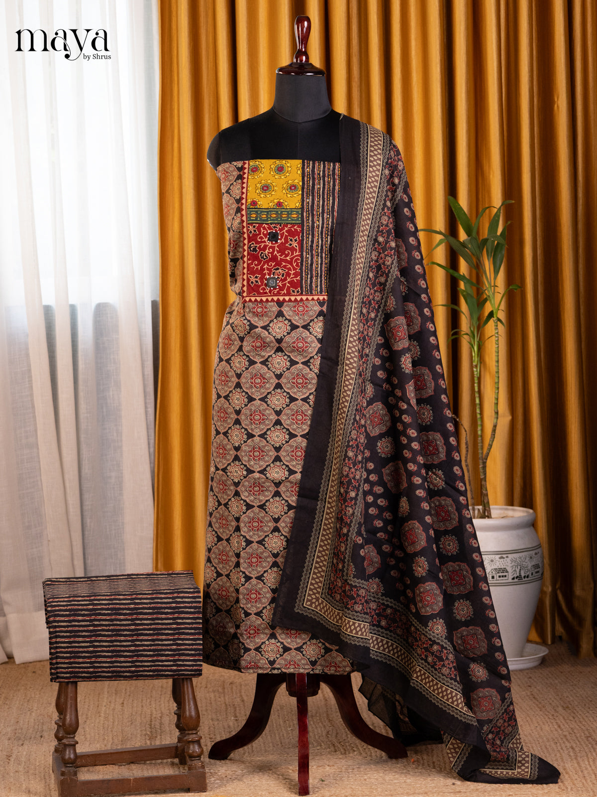 Black - Cotton salwar
