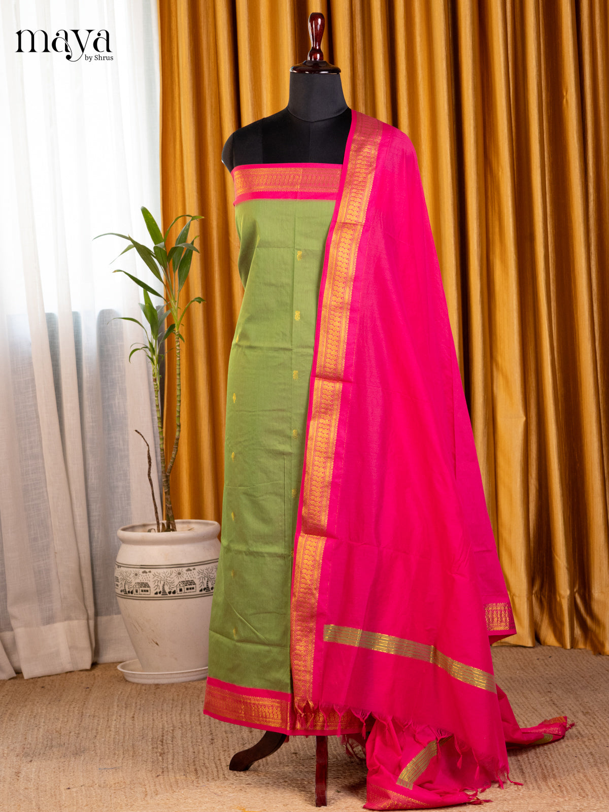 MDD24160 - Kalyani Cotton salwar unstitch