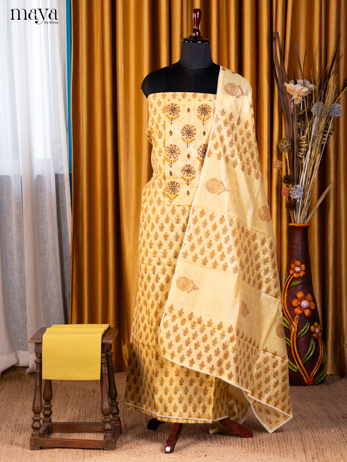 Yellow - Cotton salwar