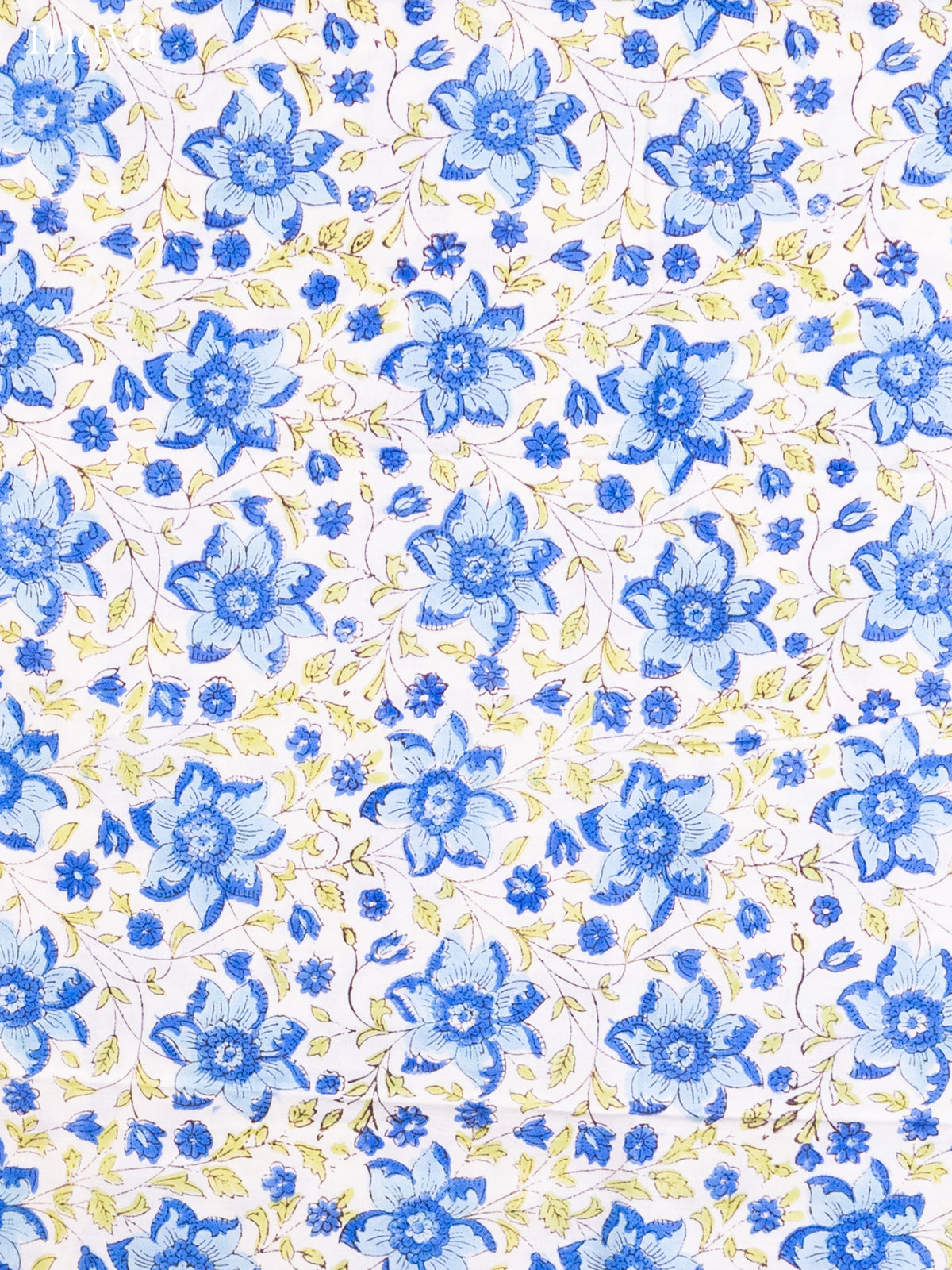 White & Blue - Cotton salwar