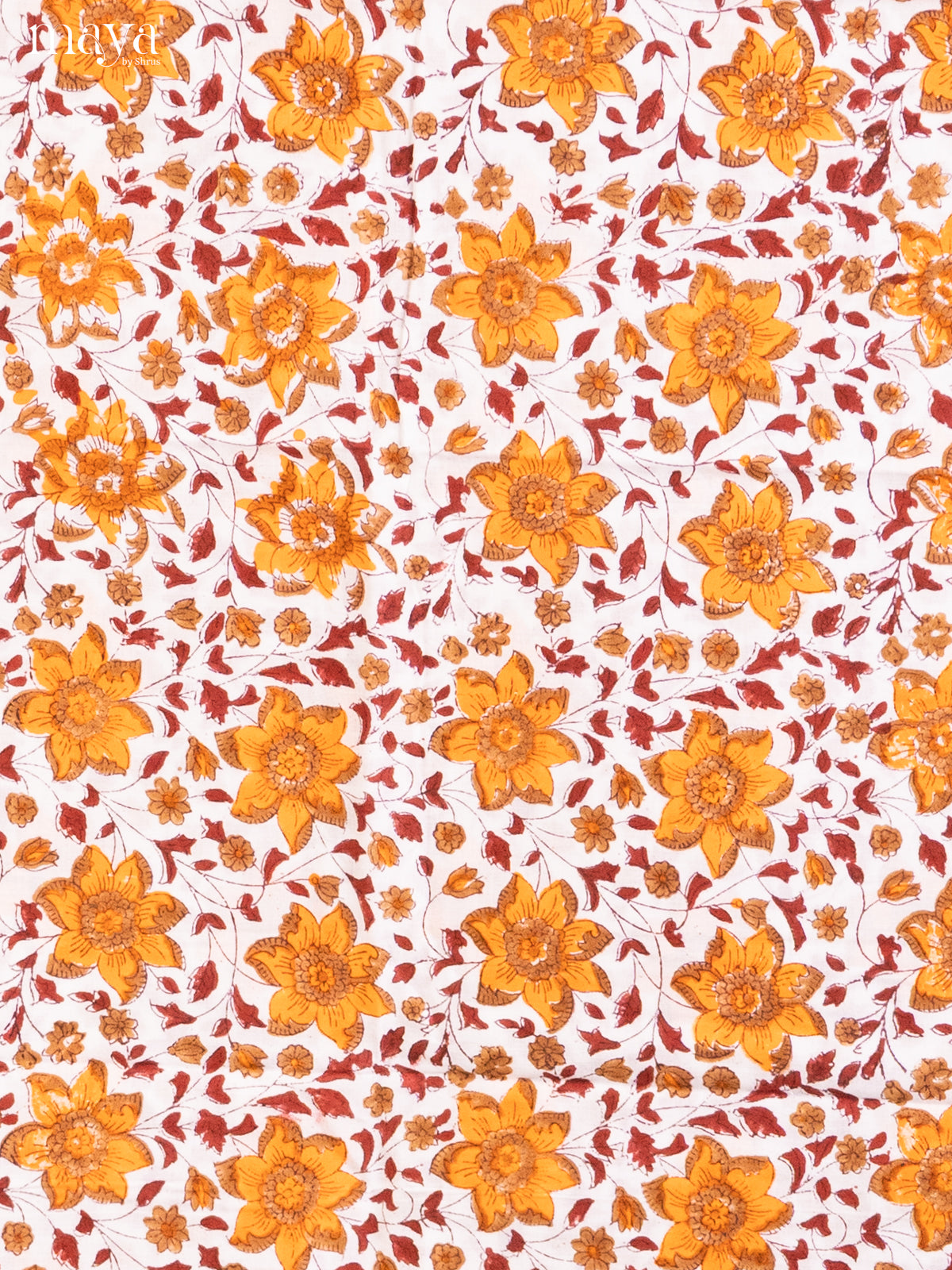 Cream & Mustard- Cotton salwar