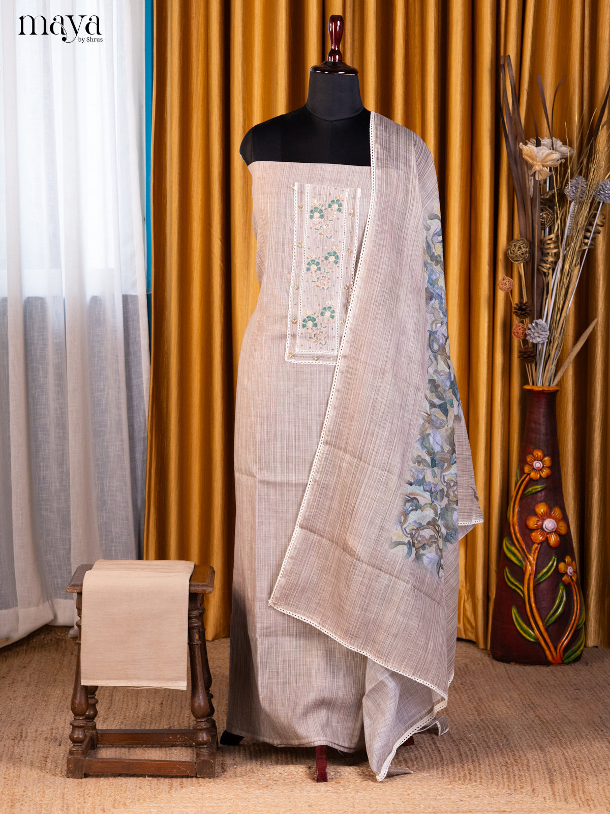 Dusty Brown - Cotton salwar