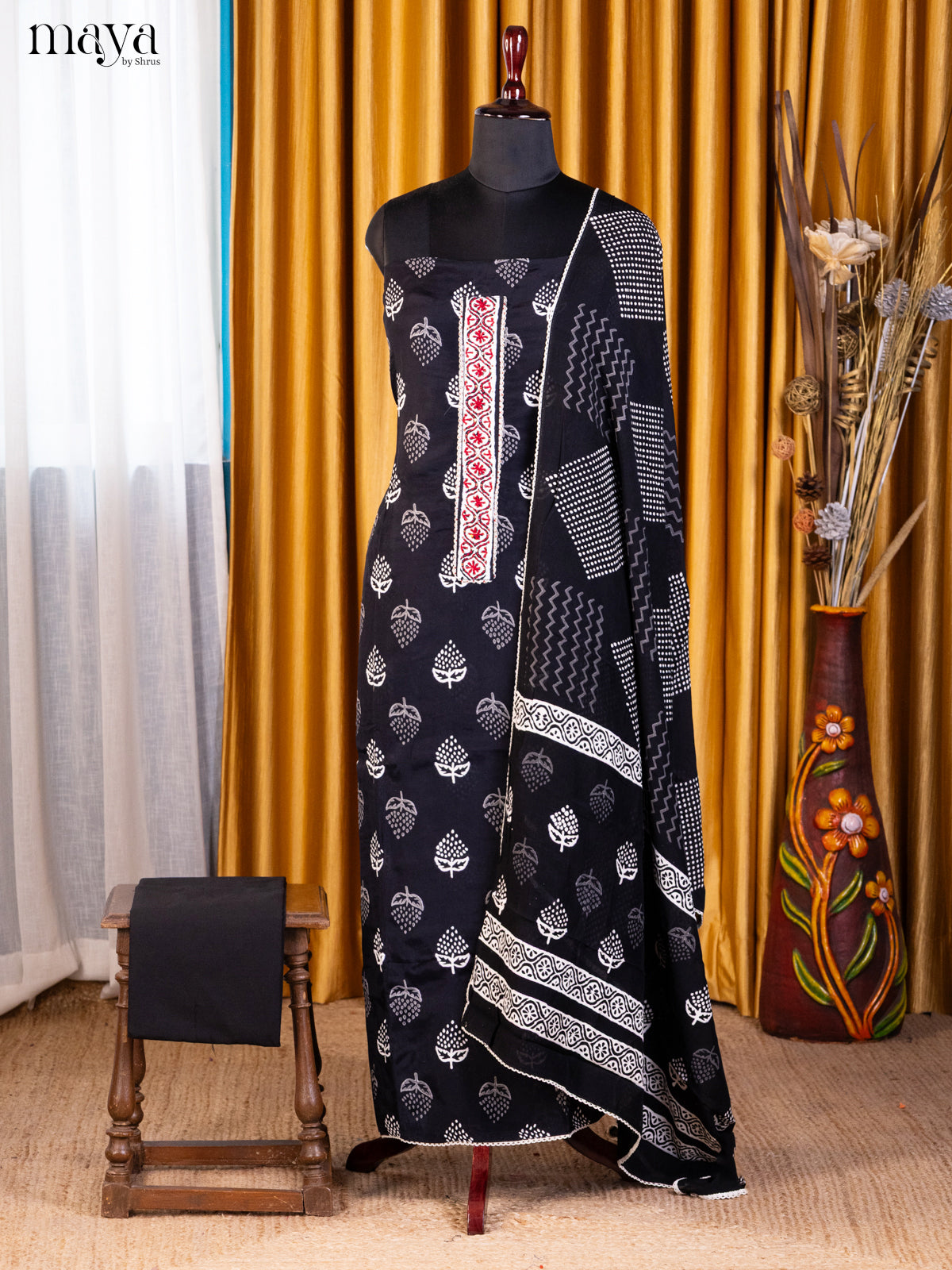 Black - Cotton salwar