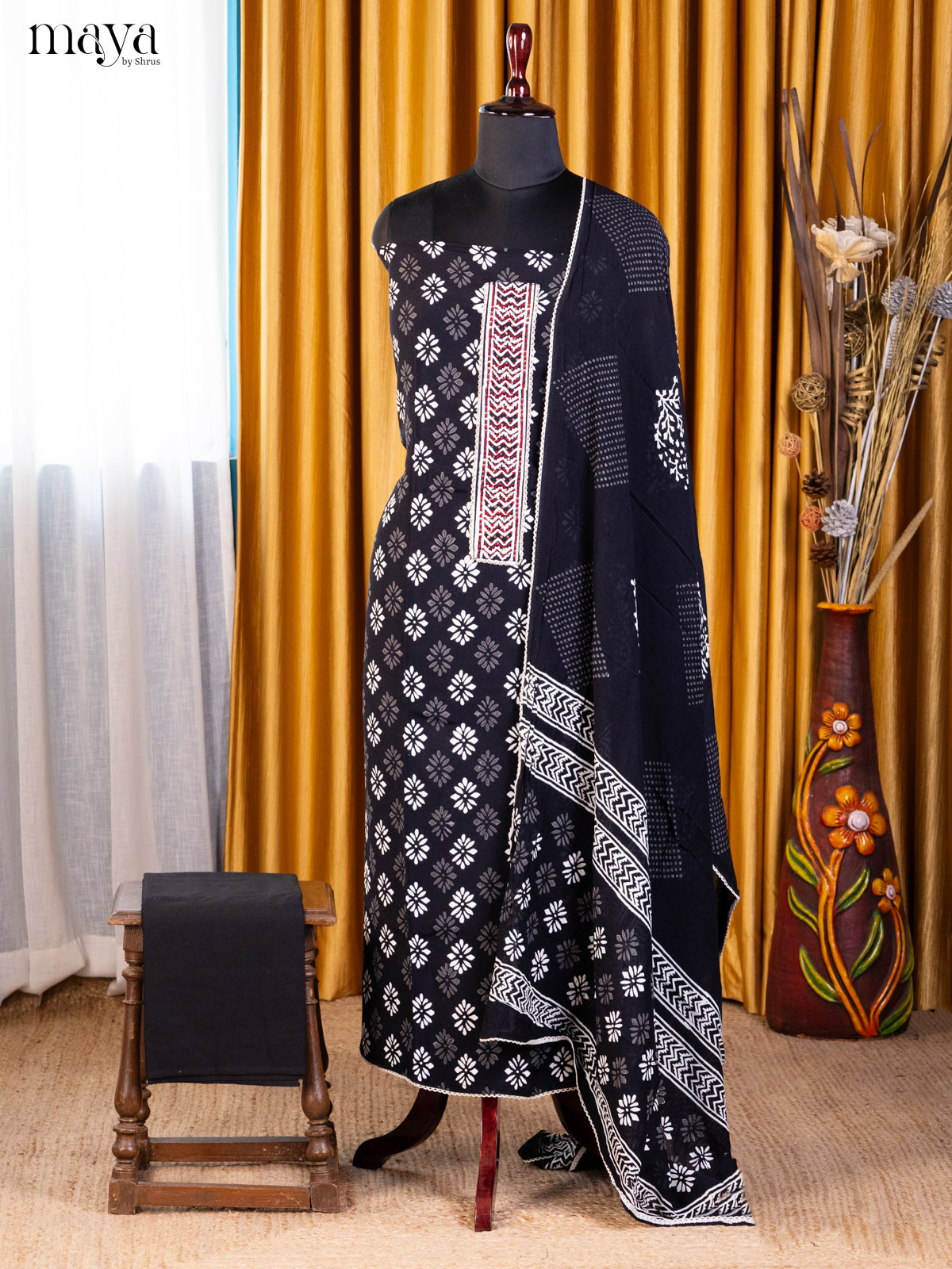 Black - Cotton salwar