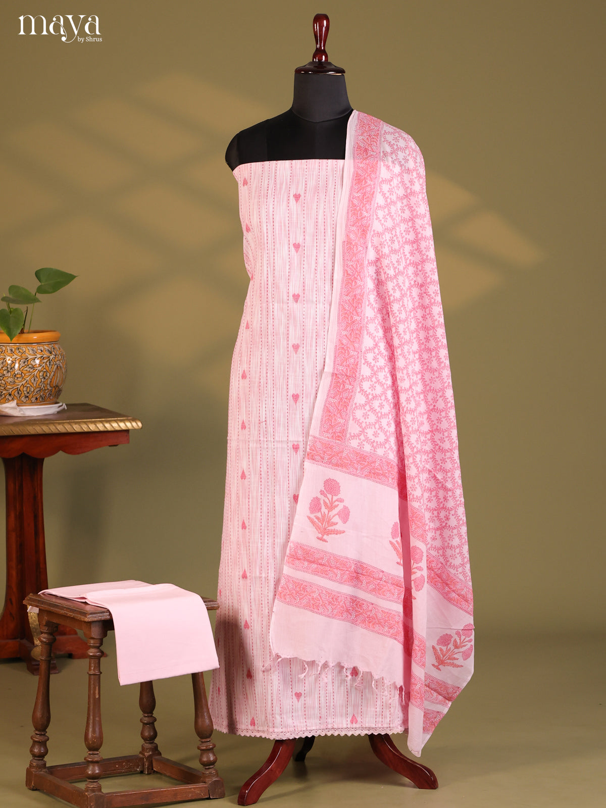 Pink - Cotton salwar