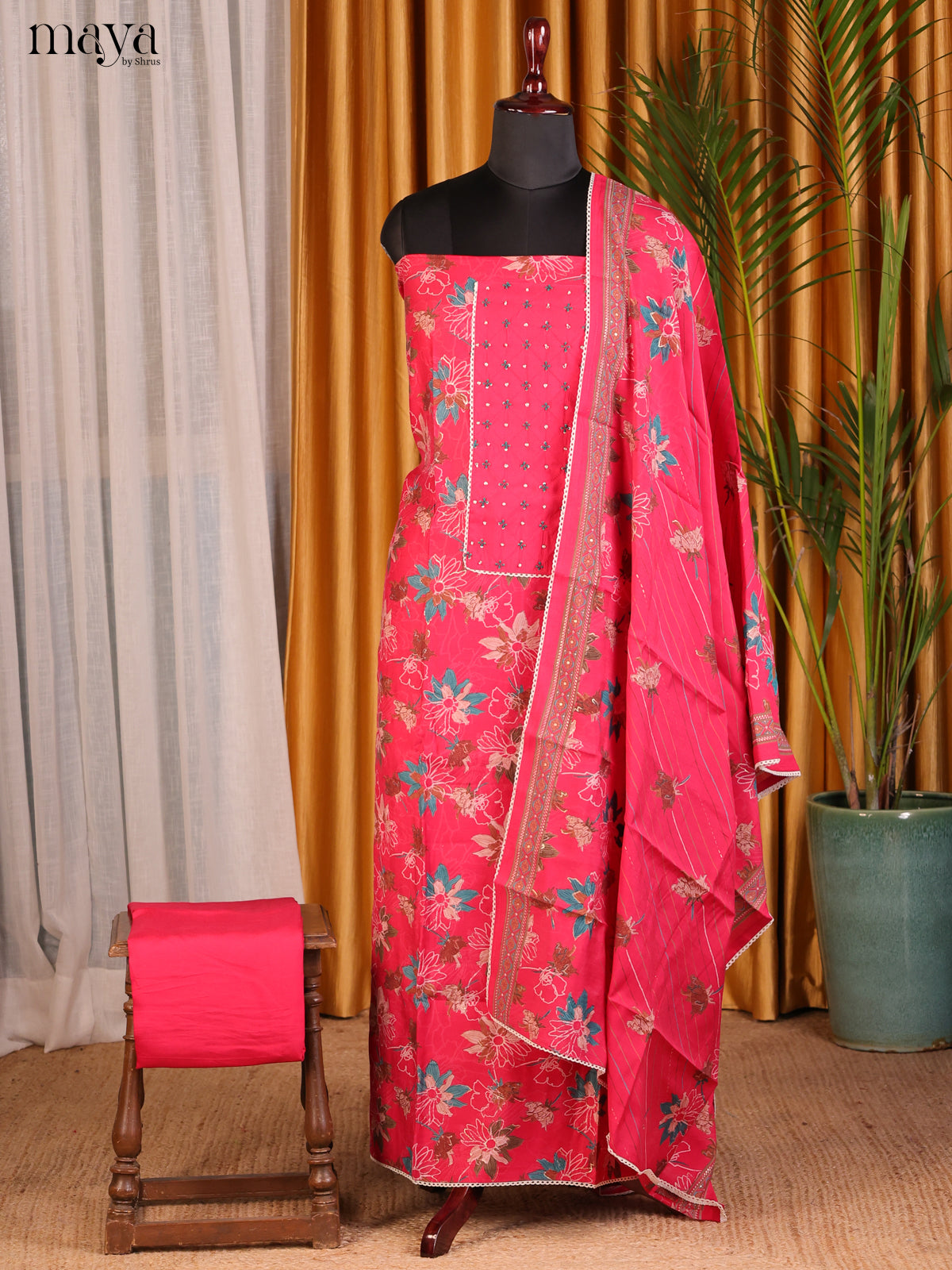 Pink - Cotton salwar