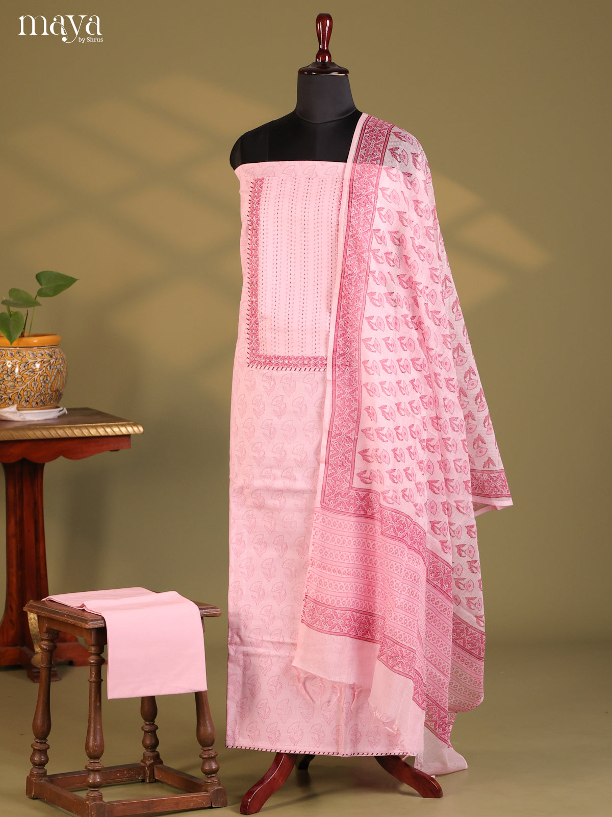 Pink - Cotton salwar