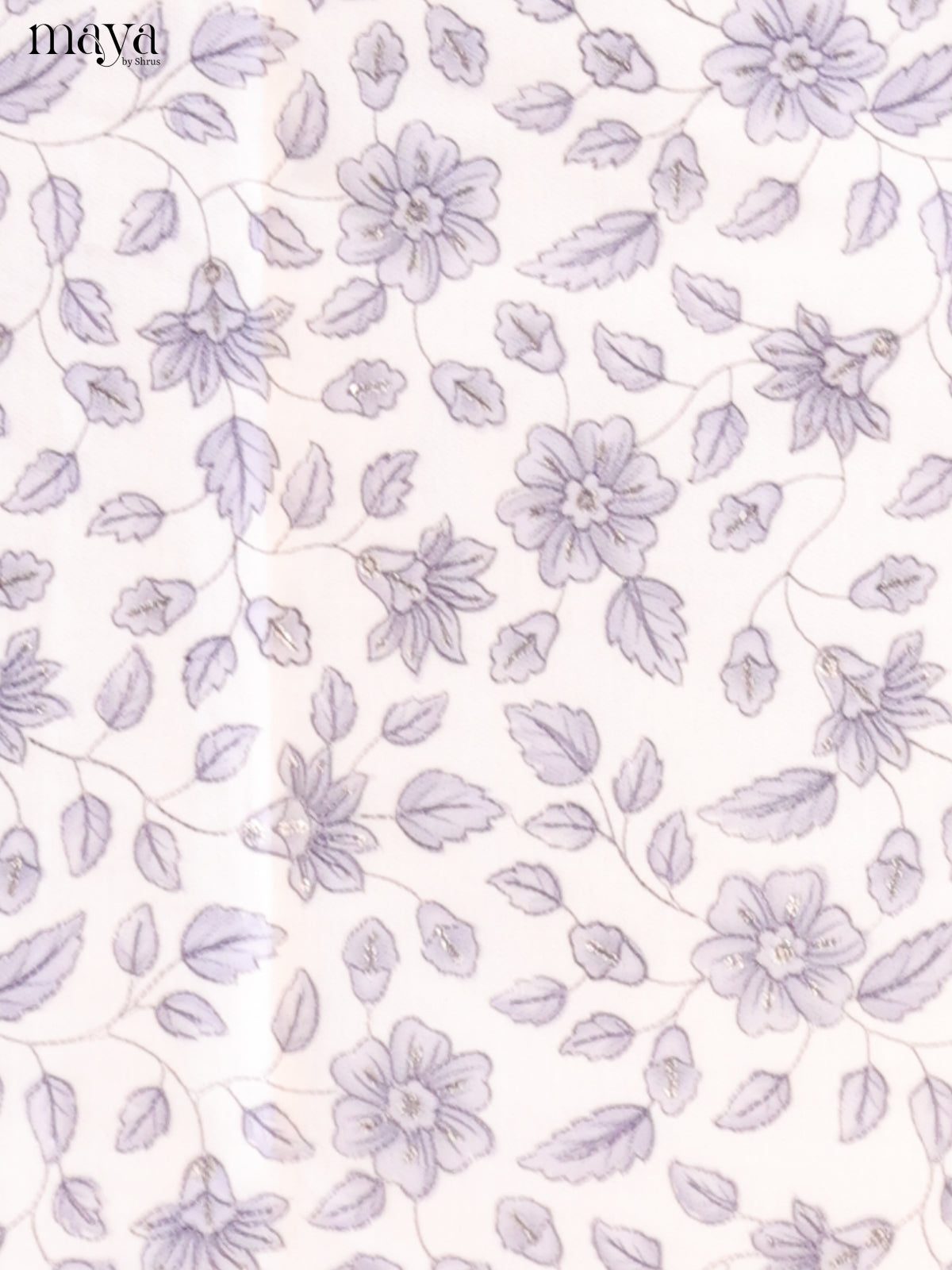 White & Lavender - Cotton salwar