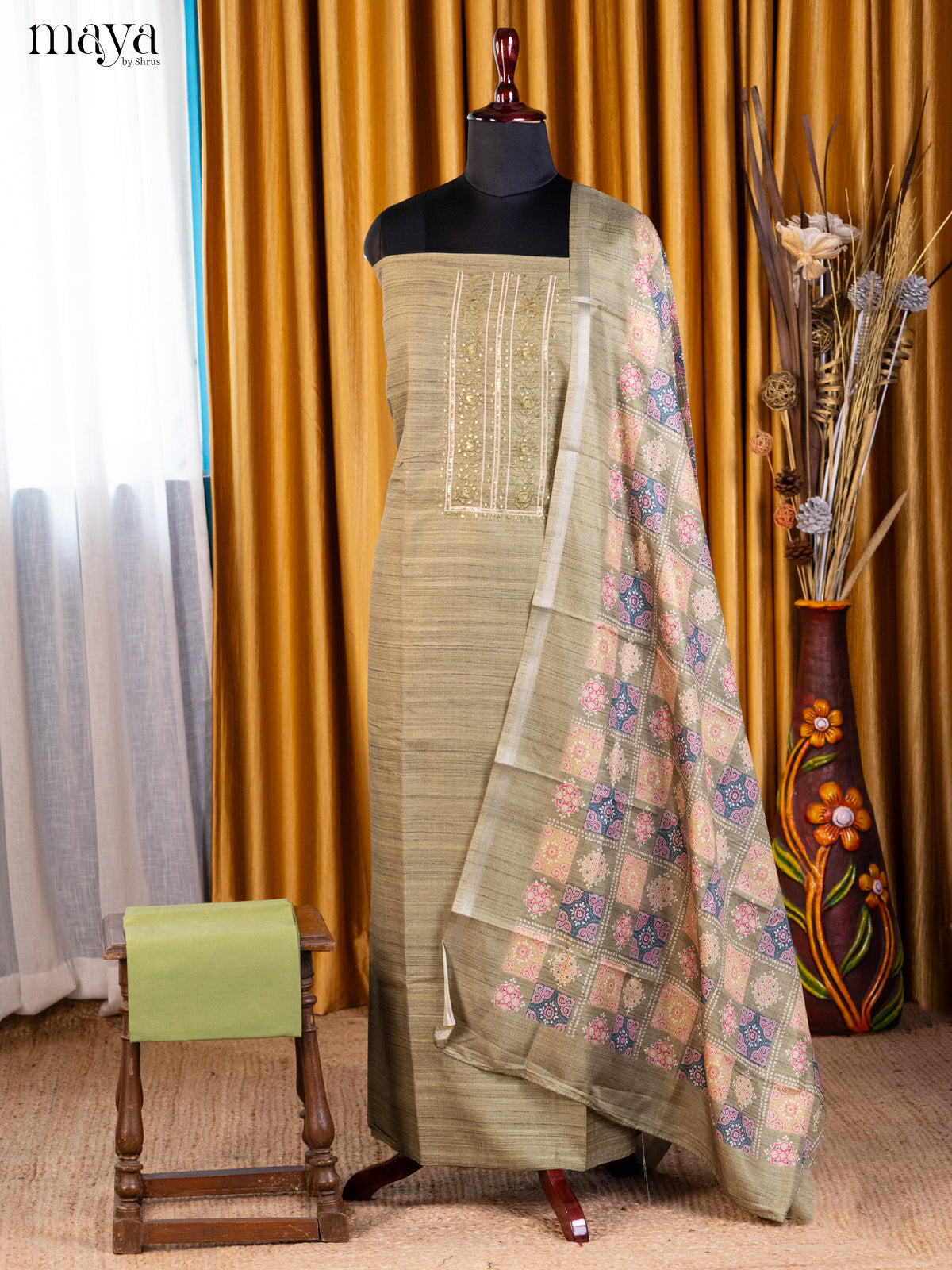 Chutney Green - Cotton salwar