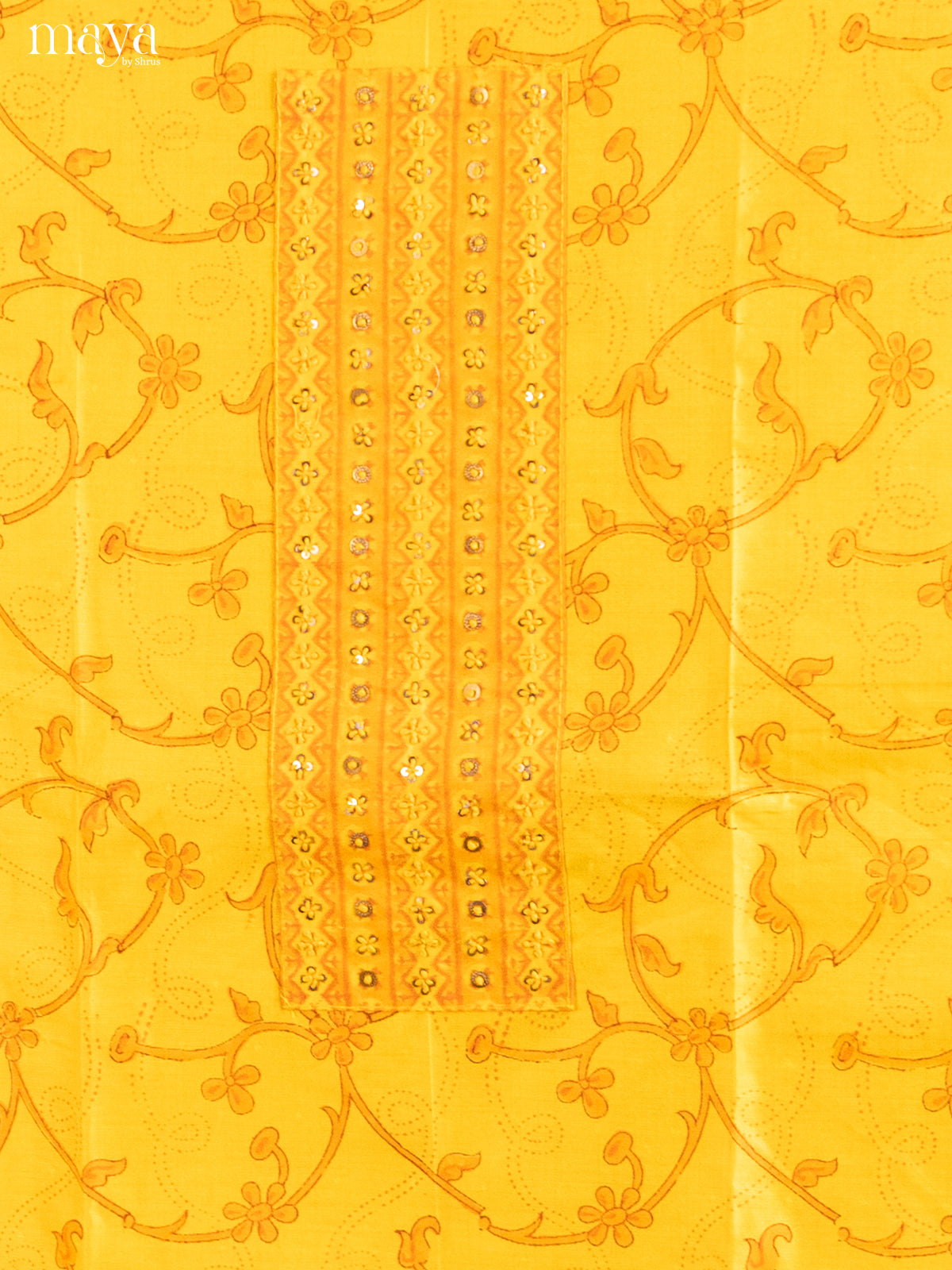 Yellow- Cotton salwar
