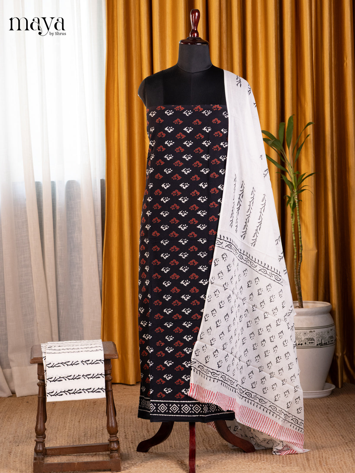 Black & White - Cotton salwar