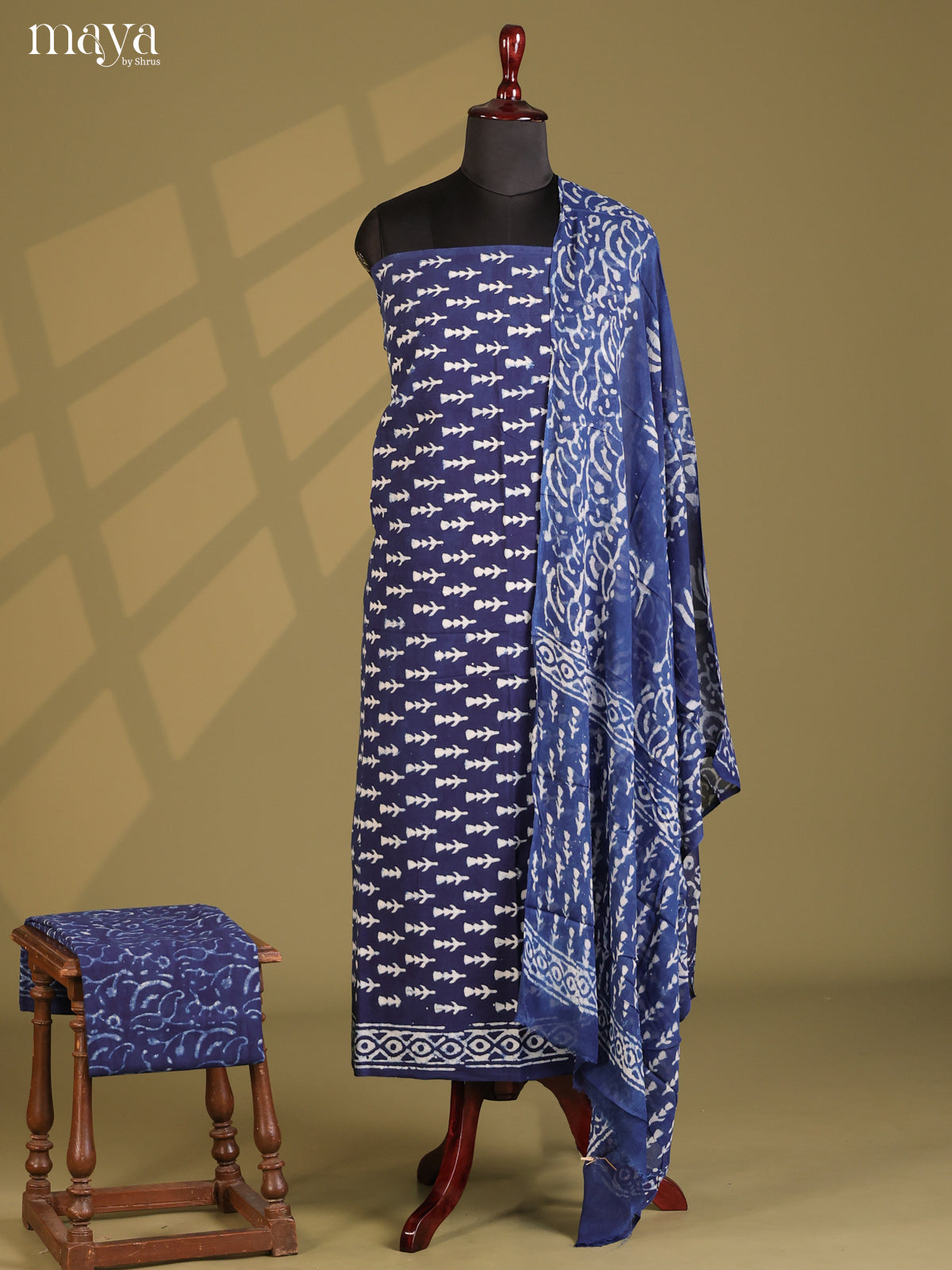 Blue- Cotton salwar
