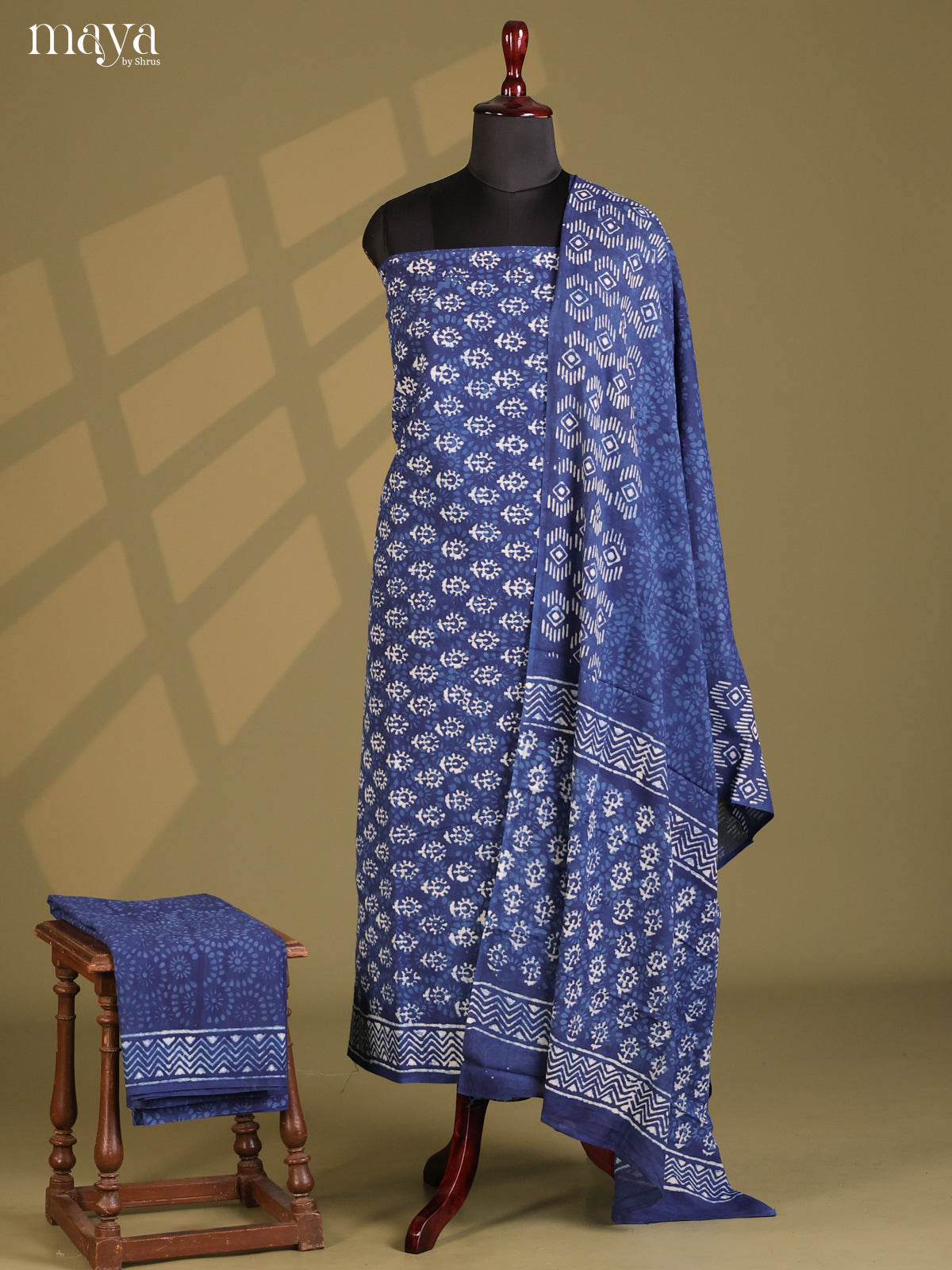 Blue - Cotton salwar