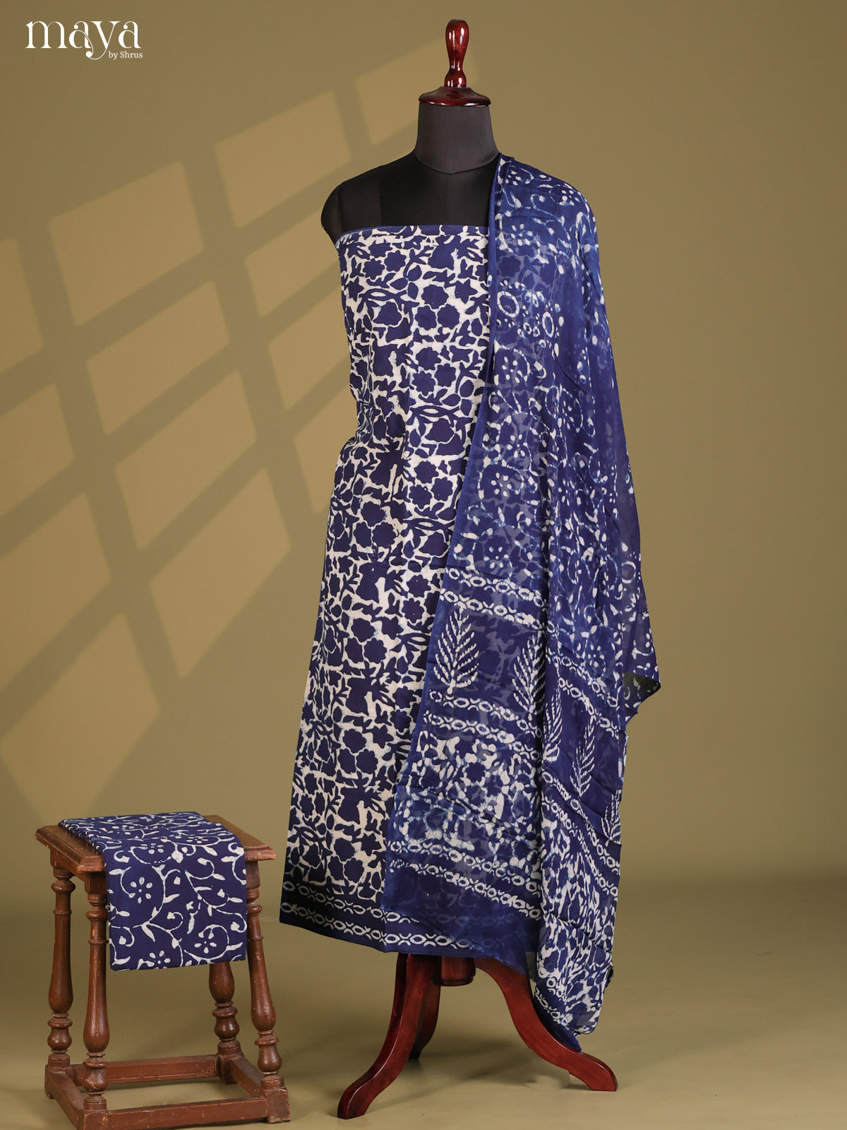 Blue - Cotton salwar