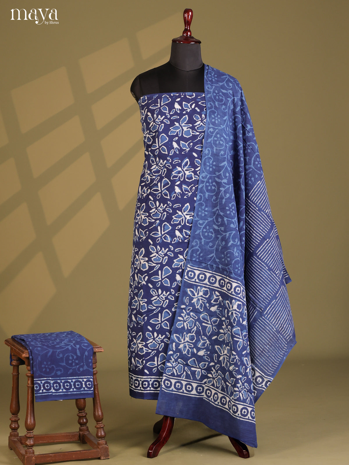 Blue - Cotton salwar