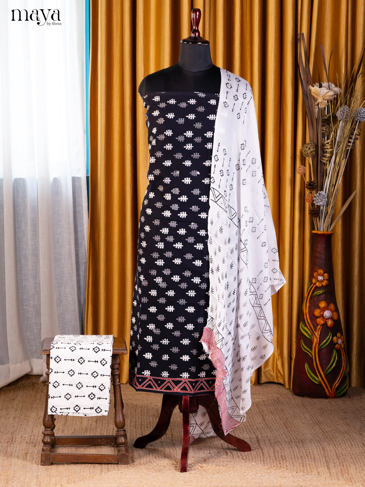 Black & White- Cotton salwar