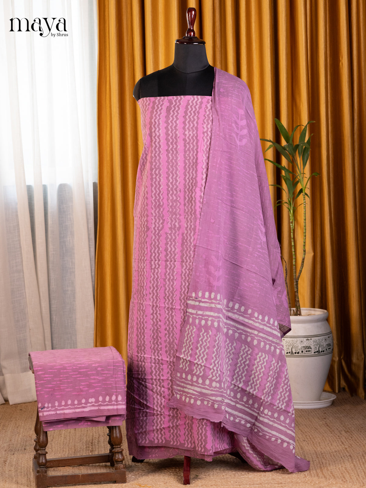 Pink - Cotton salwar