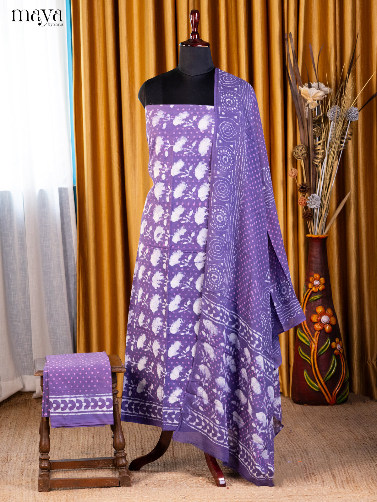 Purple- Cotton salwar