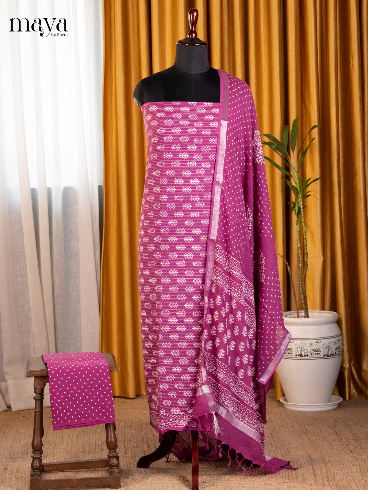 Majenta - Cotton salwar