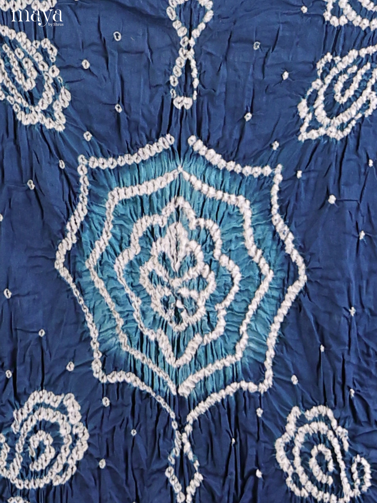 Blue & Teal - Bandhini salwar Unstitch