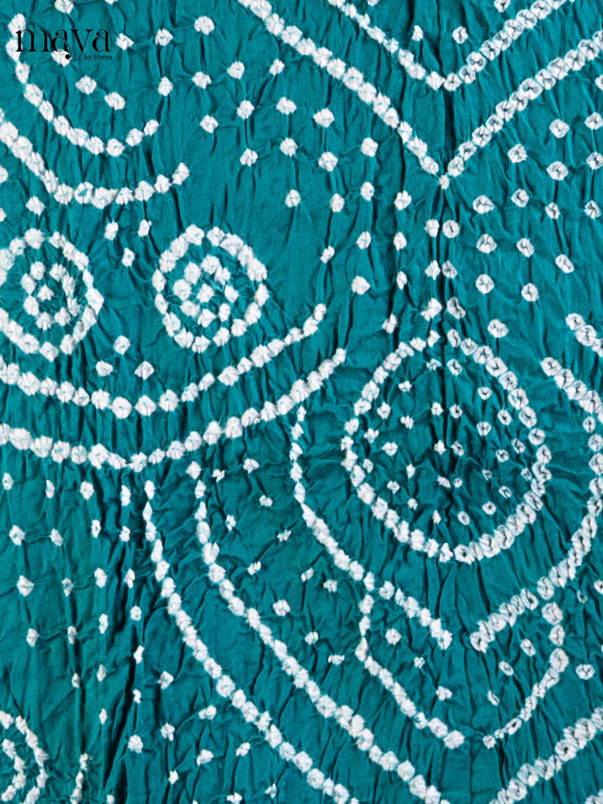 Teal - Bandhini salwar Unstitch