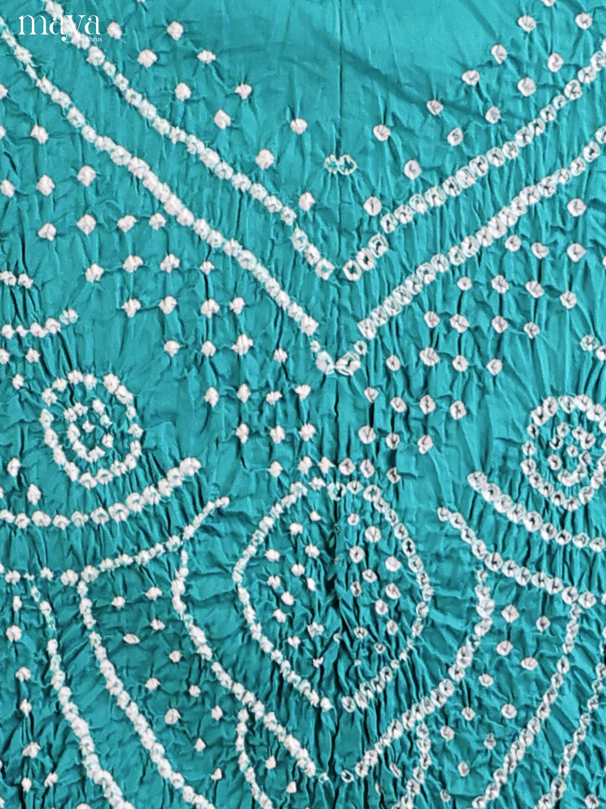 Teal - Bandhini salwar Unstitch