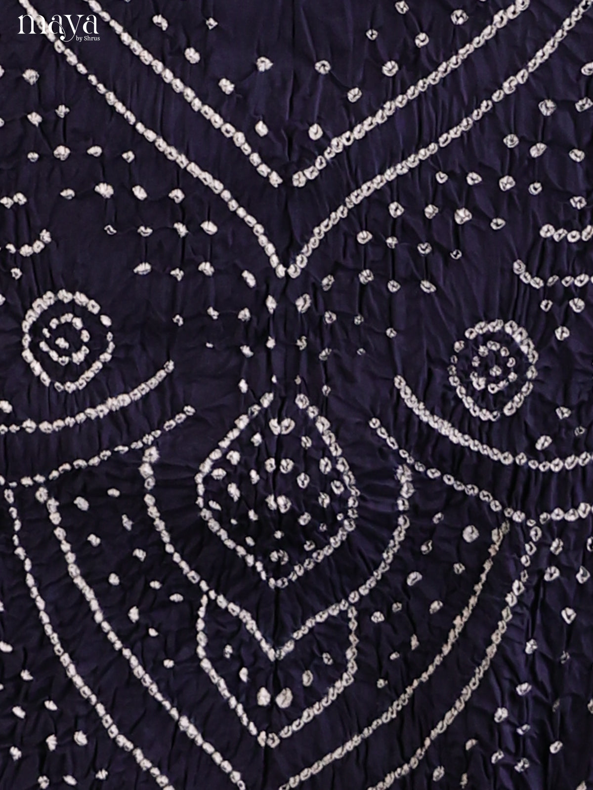 Blue - Bandhini salwar Unstitch