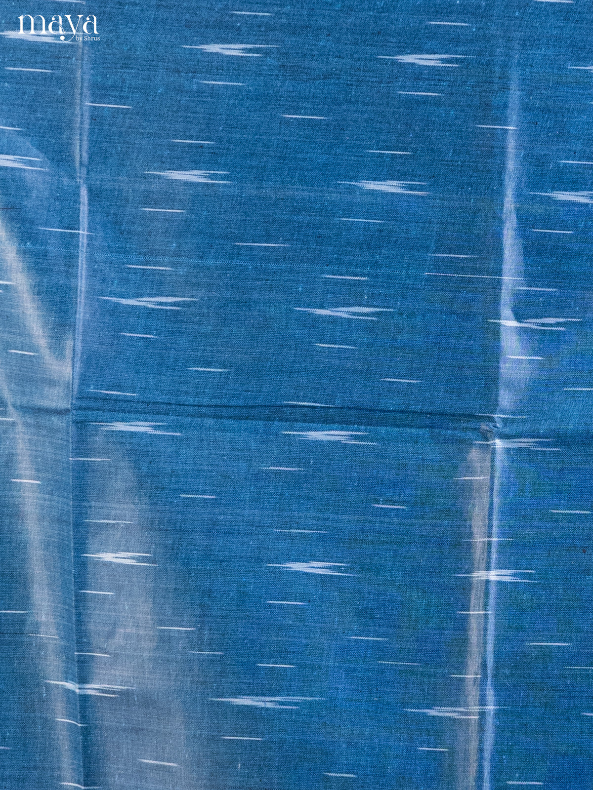 Blue & Lite Blue Ikkat Salwar Unstitch
