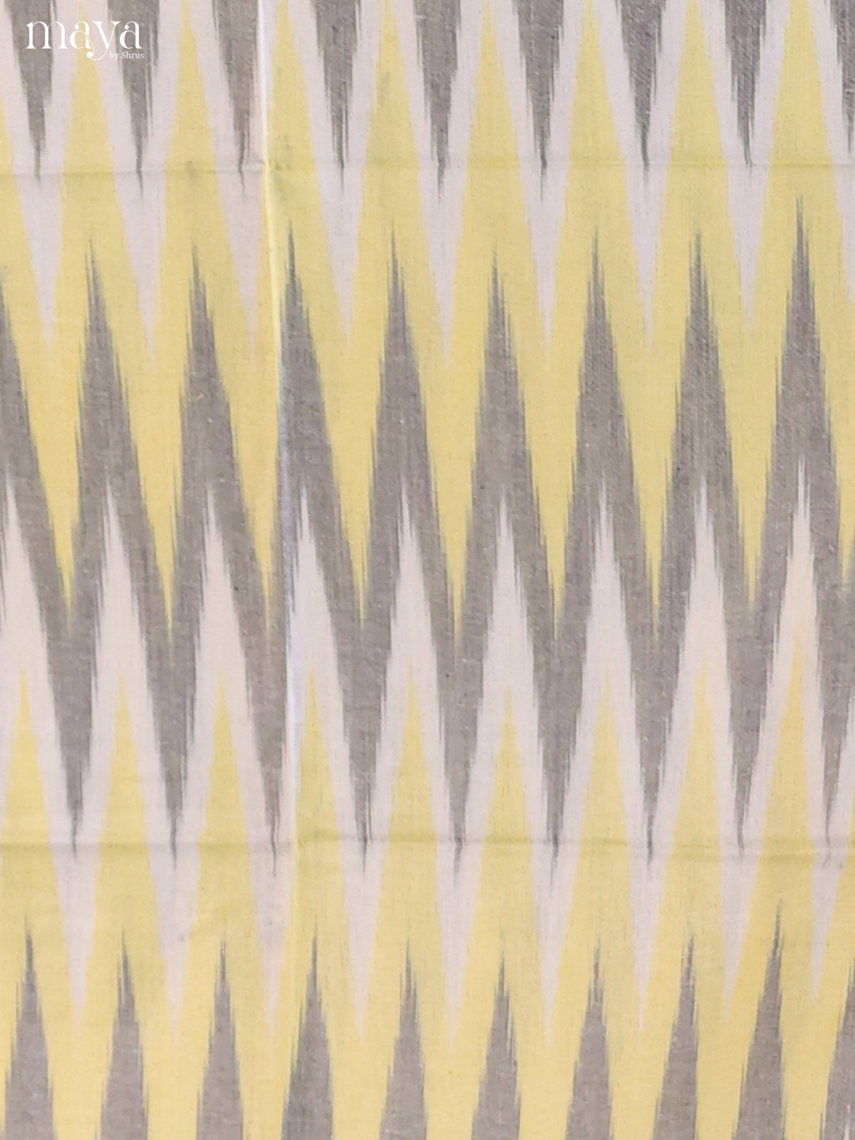 Yellow & Grey- Ikkat Salwar Unstitch