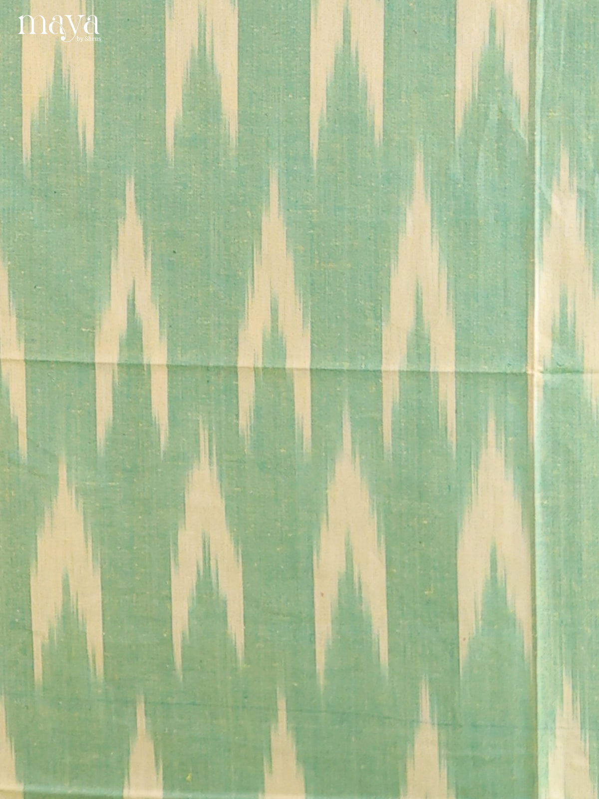 Green & Cream - Ikkat Salwar Unstitch