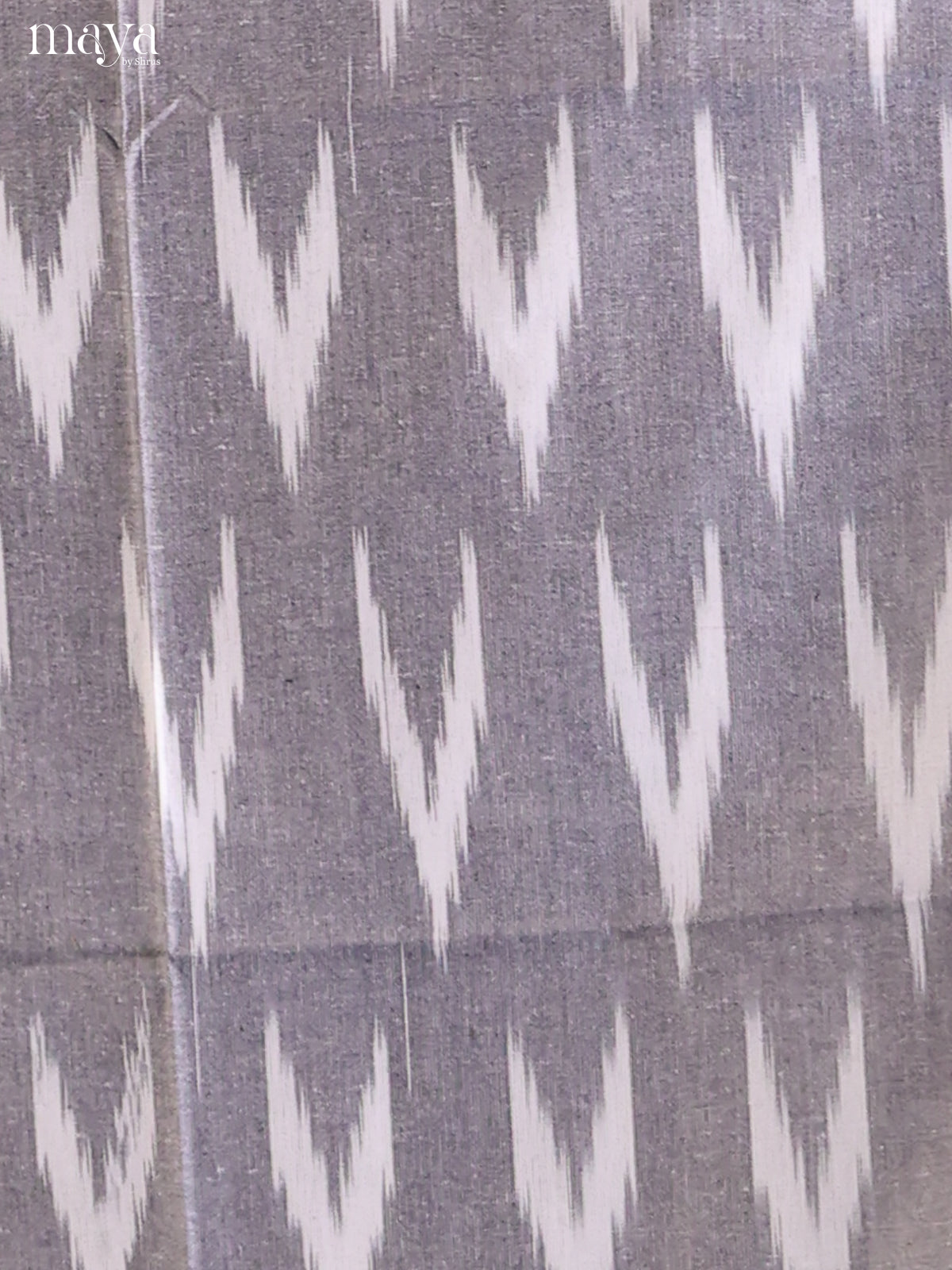 Grey & White - Ikkat Salwar Unstitch