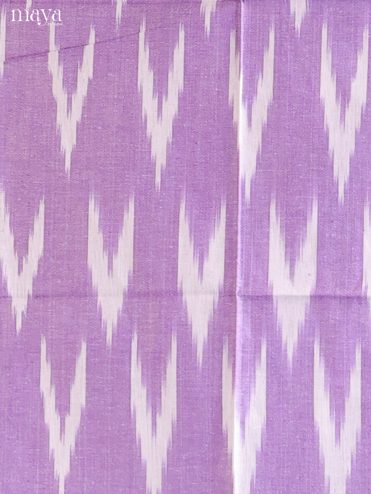 Lavender & White - Ikkat Salwar Unstitch